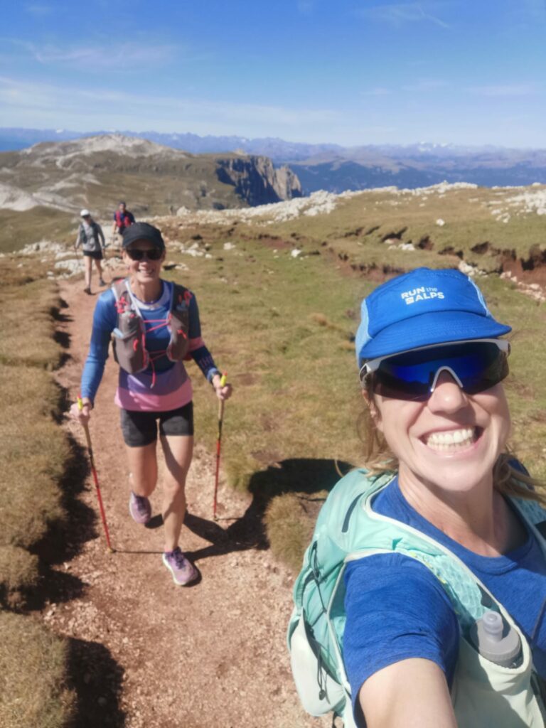 Trail running in the Dolomites