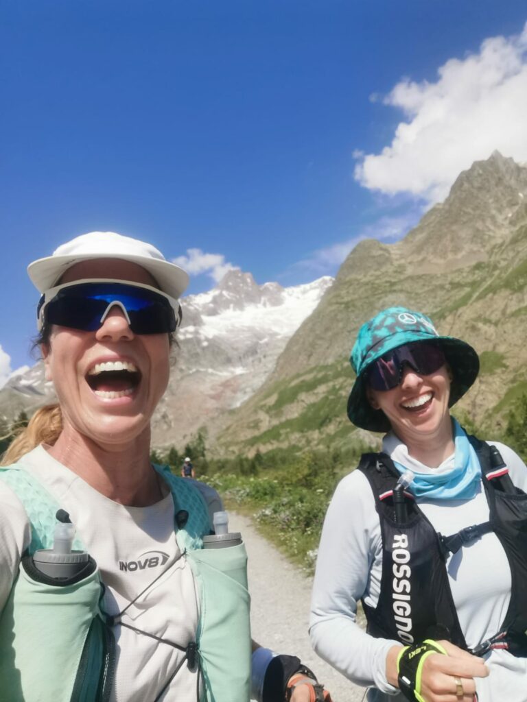Trail running on the Tour du Mont Blanc